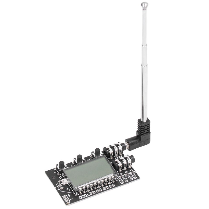 FM Transmitter Board Digital LCD 2 Channel 76MHz‑108MHz Stereo Audio
