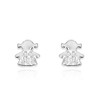 925 Sterling Silver dolls Girls Earrings