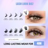 Mixed Length Individual False Eyelashes Kit, Natural Look Eyelash Extensions