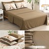 Drucon Brown Boho Comforter Set Queen Size 7 Piece Bed