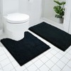 AINAHYVA Toilet Rugs U-Shaped, Soft Non Slip, Water Absorbent, Dries