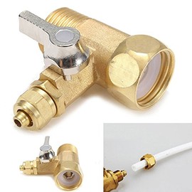 1/2 Inch to 1/4 Inch Brass Tap RO Feed Ball Valve Water Filter Reverse Osmosis System for Water Purifier Tap
