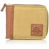 Buxton Men's Expedition II Huntington Canvas RFID Blocking Zip-around Wallet,