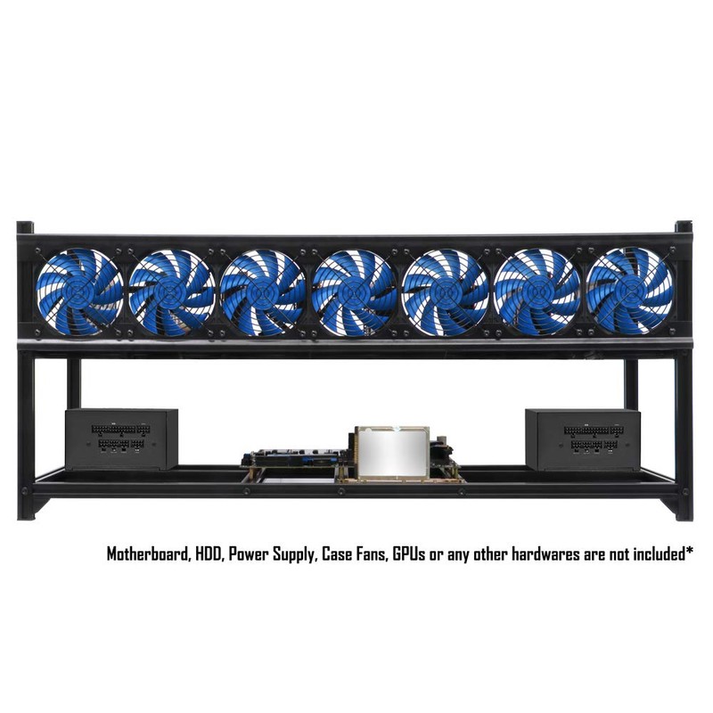 Kingwin 8 GPU Miner Rig Case Frame – Premium Stackable