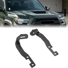 Wsays Upper Hood LED Light Mount Brackets Compatible with Toyota Tacoma 2016-2023