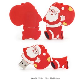 LEIZHAN USB Flash Drive 5 Pieces 16GB Memory Stick with Cute Christmas Series Gift for Students and Children