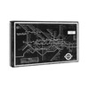 Wynwood Studio Flags Wall Art Canvas Prints 'London Underground Map
