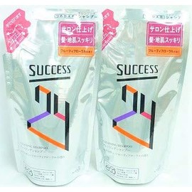 [Set of 2] Success 24 Cleansing Shampoo, Fresh Fruity Floral Scent, Refill, 9.5 fl oz (280 ml) x 2 Packs