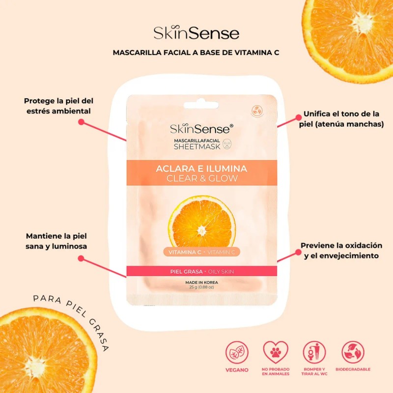 Mascarilla Piel Sense Facial Coreana