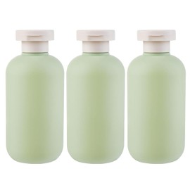 AYNKH 3 Stück Shampoo Flaschen zum Befüllen,200ML Reiseflaschen zum Befüllen, Squeeze Flasche Reisegrößen Produkte mit Disc Top Flip Cap für Shampoo, Cremes, Lotion, Toilettenartikel
