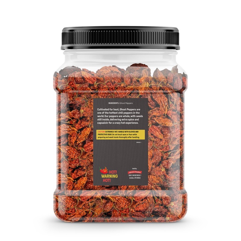 Birch & Meadow 100 Count of Ghost Chile Pepper Pods,