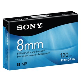 Sony Standard Grade 8mm Camcorder Videotape Cassette, 120 Minutes