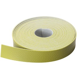 Picheng Faux Leather Strap 1 Inches Wide Lychee Texture Leather Straps for Crafts, 200 Inches Long Faux Leather Strips for DIY Crafts Projects,Leather Belt Strip (Light Green)