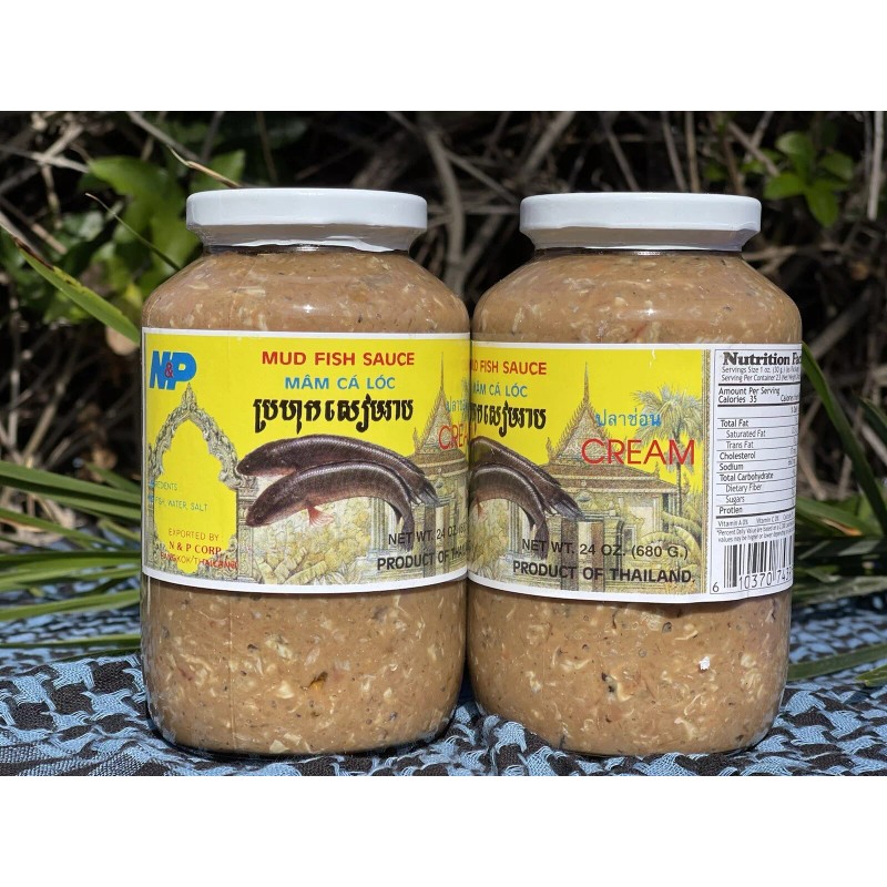 NP mud fish sauce Cream NP (Prahok) 3 Jars of