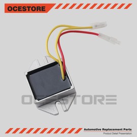 OCESTORE 845907 12 V Voltage Rectifier Regulator Compatible with 18-24HP Engines with 10A 13A 14A 16A Charging System Replaces 394890 393374