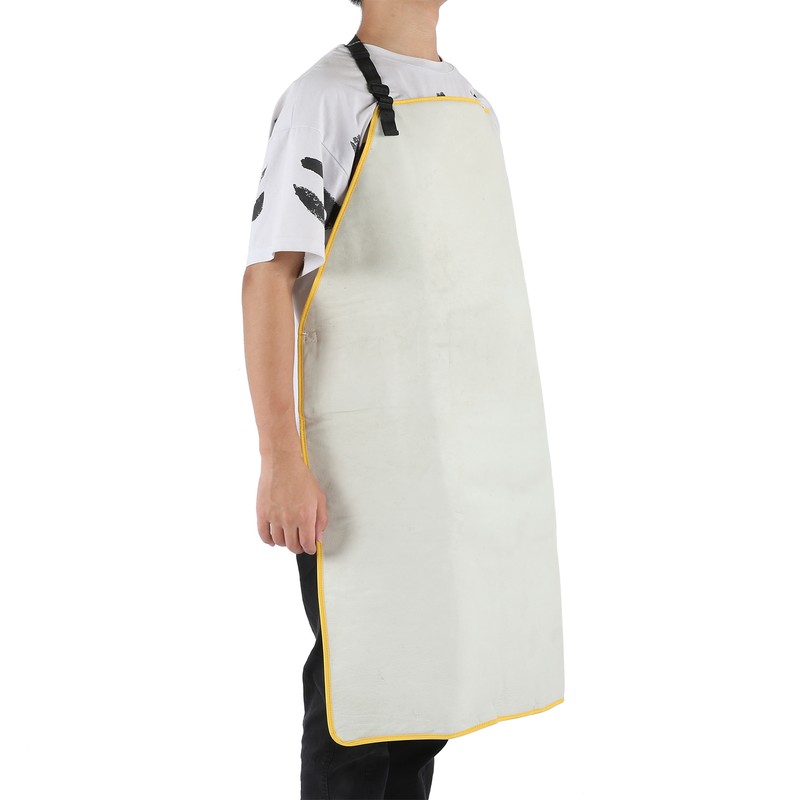 Leather Apron Low Temperature Resistant AntiLiquid Antifreeze Nitrogen Thick Lightweight