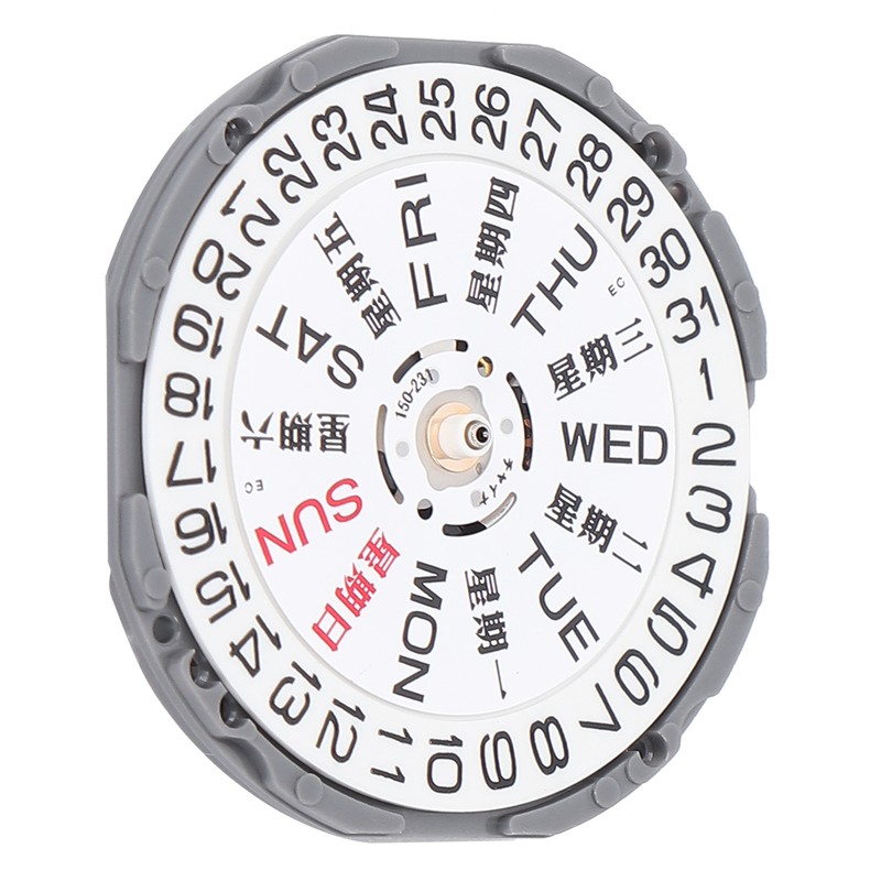 VJ33 Watch Movement Replacement Day Date Calendar Movement Watch Repair