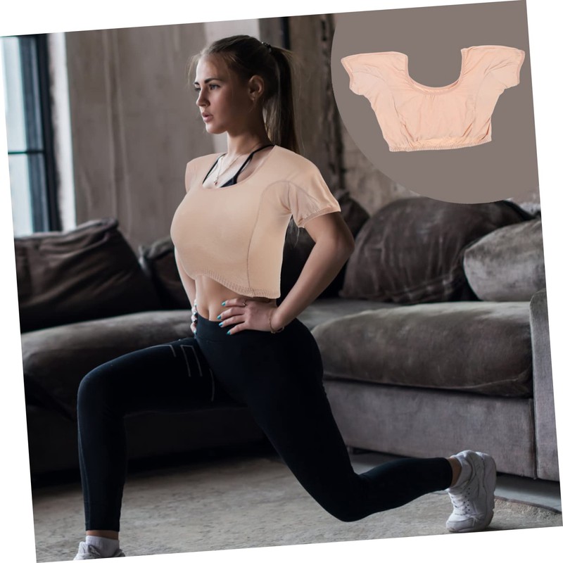 Outanaya Armpit Sweat Pad Shield Underarm Vest Cotton Comfortable Stretchable