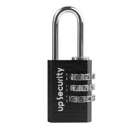 UP Security Small Combination Lock with Code, Mini Luggage Locks for Suitcase, Backpack Zipper, Small Padlock Combination, Keyless 3 Digit Number, Combo Padlock for Luggage Bag, Tool Box, Tiny Locker