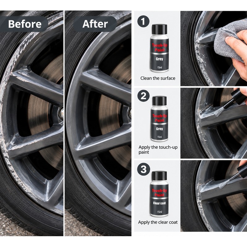 Wheel Touch-Up Paint Pen for Minor Scratches & Chips –