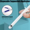 10 PCS Vaginal Applicators Disposable Suppository Applicator Individually Packing Lube