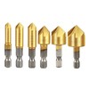 APLUS Countersink drill bits Hex Shank HSS Counterbore Reamer Countersink