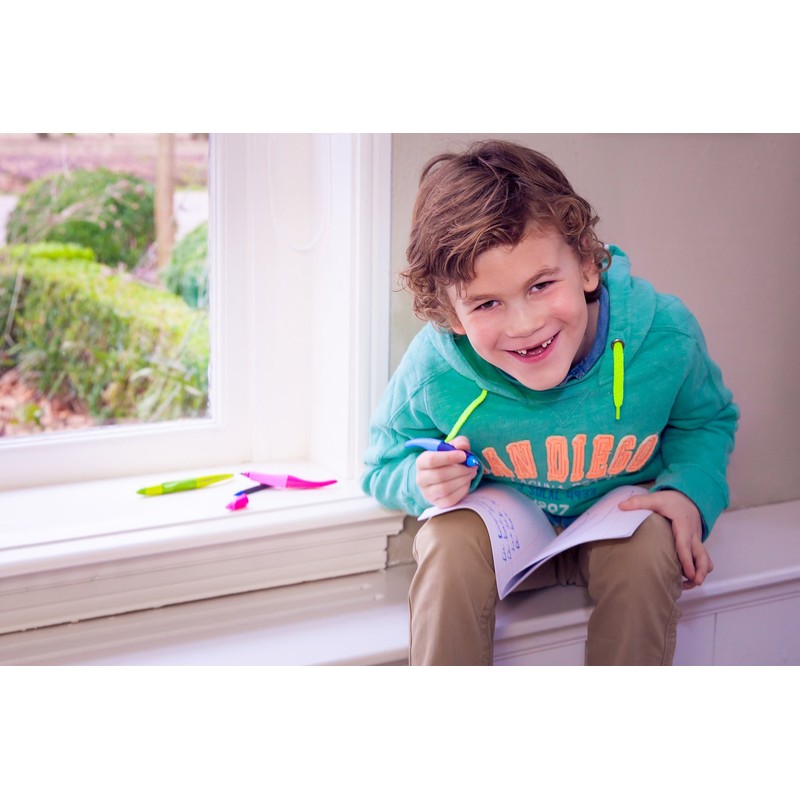 STABILO EASYoriginal Handwriting Pen Right Handed - Dark/Light Blue