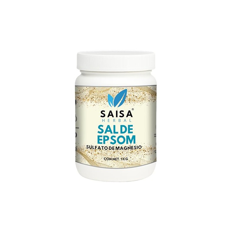 Sulfato De Magnesio 1 kg Sal De Epsom Suplemento Alimenticio