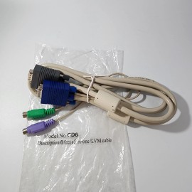 Unbranded CD6 KVM Cable 6' All In One Cord PS/2