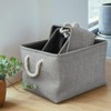 Mangata folding storage boxes, fabric storage baskets, pack of 3