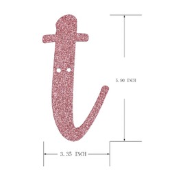 Just Married Banner Rose Gold Glitter Garlands - Just Married Sign - Wedding Banner - Bridal Shower/Bachelorette Party Decoration newlywed banner Supplies QWLQIAO