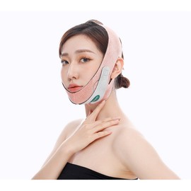 vsyoy V라인 리프팅 밴드 크래핀 턱 땡기미 턱선 땡김이 이중턱 수면 주름 턱살 마사지기구, 오렌지, 1개 vsyoy V-Line Lifting Band Crab Head Chin Tightener Double Chin Sleep Wrinkle Jawline Massager, Orange, 1 Piece