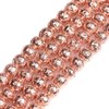 SHGbeads Rose Gold Metallic Plated Gemstone Loose Volcanic Rock Beads