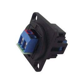 Feedthru 2 Screw Terminals Black Terminal Blocks Power Distributor 1 Piece - CP30240