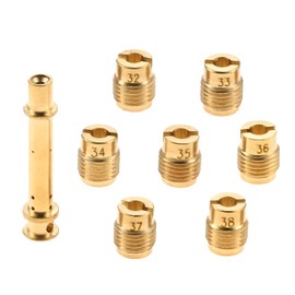 Aupoko Carburetor Main Jet Kit for Predator 212cc 196cc Hemi or Non Hemi 032 033 034 035 036 037 038 Carb Main Jet, for Honda GX160 GX200 GX270 GX390 Baja Clones Mini Bike Go Kart Carb