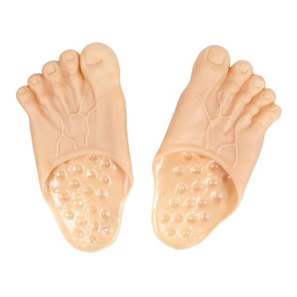 Novelty Big Toe Slippers, Tricky Big feet Shoes Toe Shoes for Halloween Parties and Masquerade Parties