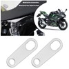 eMagTech 2pcs Motorcycle Stainless Steel Bell Bracket Lucky Bell Fixing