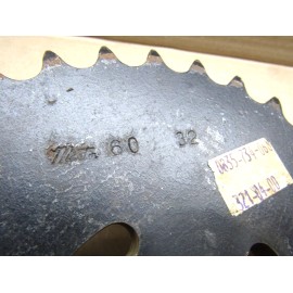 Martin Sprocket 60A32 A Plate #60 32 Teeth, 1-3/4" Bore, 3 Mount slot Holes 2.5"