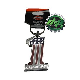 Diesel Power Plus Harley Davidson American keychain Number One skull key ring Motorcycle chain