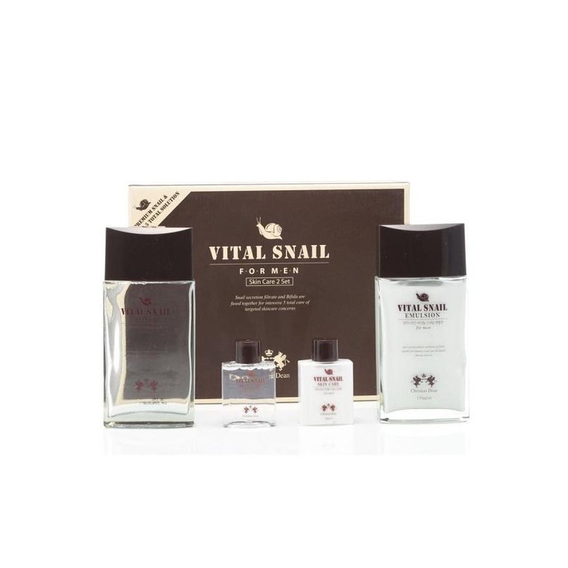 Other brands Crisdin Men's Cosmetics Vital Snail 2-Piece Set /
