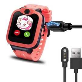 Compatible for Easyfone Smart Watch Charger, Magnetic USB Replacement Charging Cable Compatible with Easyfone KW2 Kids Smart Watch (Black)