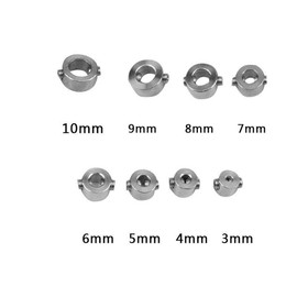 CESFONJER 3-10mm Drill Bit Depth Stop Coloring Positioner Spacing Ring Positioner Locator Durable Woodworking Drill Bits with Hex Wrench (8PCS Drill Bit Depth Stop Collar)