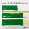 COUVER HB204 Wide, Long & Thick Sports Sweat Headband for