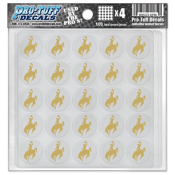 Cowboys Award Decals Thick Premium 20 Mil Vinyl 1-1/8" Diameter