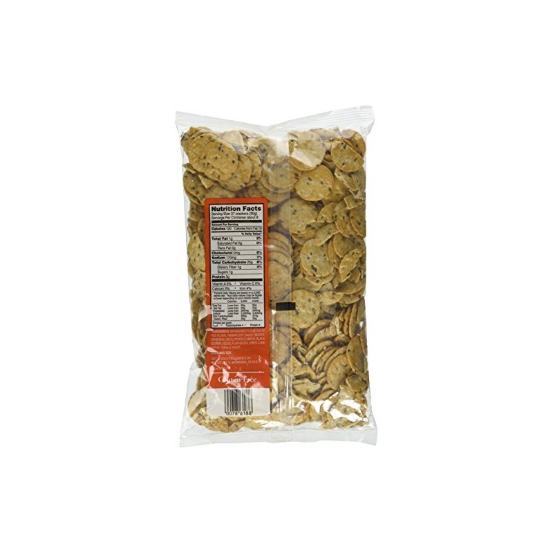 Trader Joe's Multiseed with Soy Sauce Rice Crackers Pack of