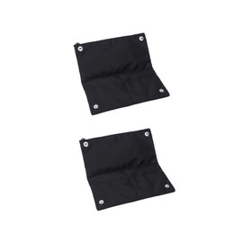 YONBEN Zipper Bags Company Security Bank Deposit Cash Coin Currency Pouches Check Bi-Fold Wallet Utility Coin Bag, Black-2