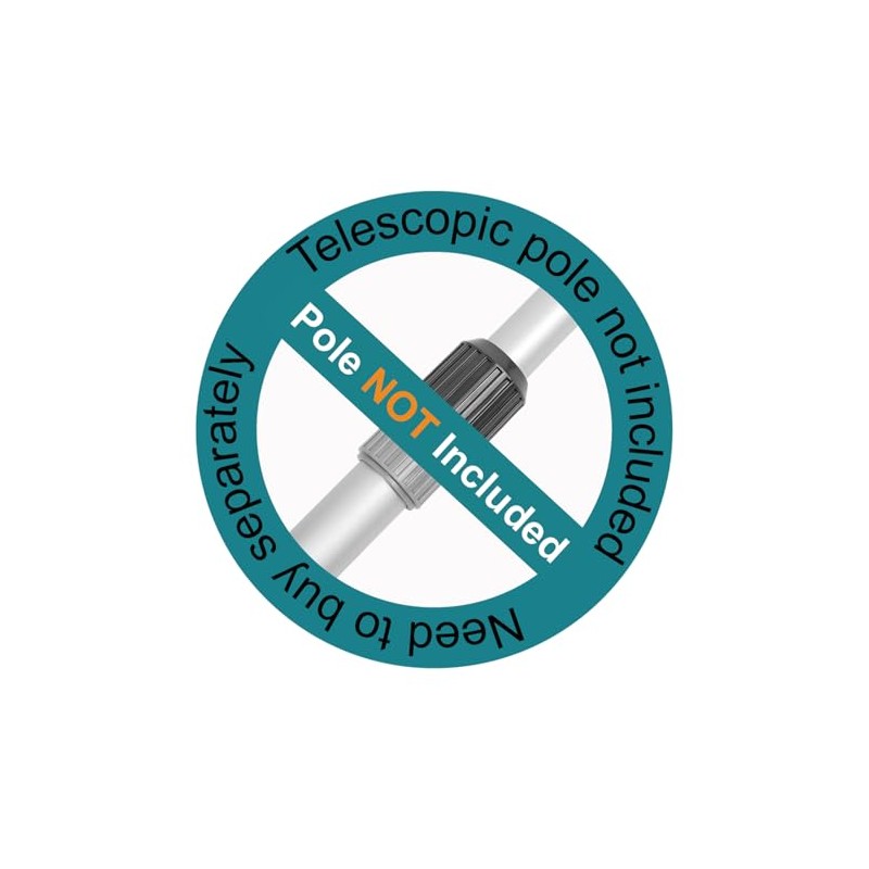 POOLWHALE Heavy Duty Pool Skimmer Net - Fast and Easy