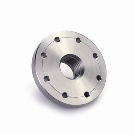 3" Wood Lathe Steel Faceplate Chucks, 1”-8TPI Thread Woodworking Accessories Tools