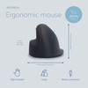 R-Go HE Ergonomic mouse, Large (above 185mm), Right Handed, wired,
