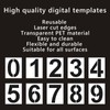 8 Inch Number Stencils for Painting, 0-9 Address Number Stencil